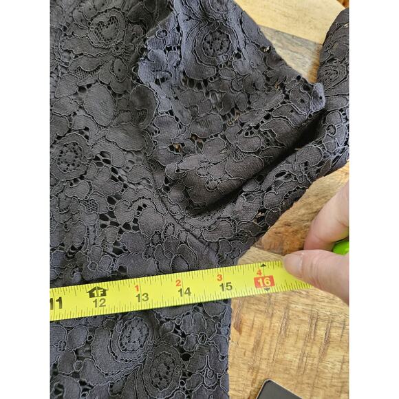 Express Lace Mock Neck Dress Women's Size 6 NWT Black Whimsygoth Cocktail Party - Picture 9 of 11